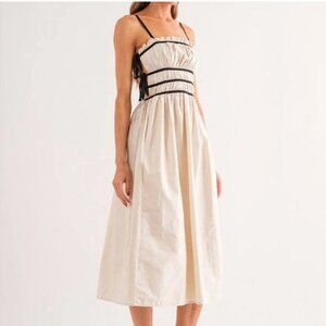 NWOT Sofie the Label midi dress with side tie